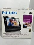 Philips AJL308 Digital Photo Frame Alarm Clock Radio 7 Screen Nib Usb Sd MP3. Fixed Price $29.99.