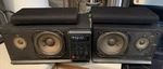 Denon DT-400 Am/fm Hifi Stereo Tabletop Clock Radio Black With Speakers. Fixed Price $149.98.