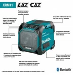 Makita XRM11 18V Lxt / 12V Max Cxt Li-ion Bluetooth Job Site Speaker. Fixed Price $149.99.