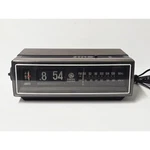 Flip Clock Radio Vintage 7-4305F Walnut Wood Grain Am Fm Mcm Alarm. Fixed Price $89.99.