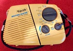 Vtg Rhapsody Weather Master Am/fm Radio Yellow Model RY-134. Fixed Price $5.00.
