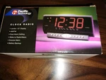 Pacific Technology Alarm Clock Radio. - Nib. Fixed Price $34.00.
