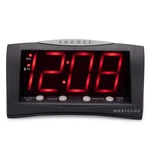Westclox 1.8" Large Led Clock, Ascending Alarm, Oversized Snooze, Black,. Fixed Price $22.99.