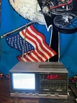 Vintage 1984 Emerson BCR45A Portable Tv Am/fm Radio Alarm W Car Charger Tested. Fixed Price $39.99.