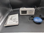 Lifetone Bedside Fire Alarm & Clock W/ Shaker Attachment Model HLAC151. Fixed Price $34.99.