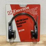 Vintage Emerson Model AR-2200 Am/fm Radio Stereo Headphones Headset New. Fixed Price $39.99.