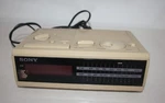Sony Dream Machine Digital Clock Radio Model ICF-C2W Tan. Fixed Price $11.99.