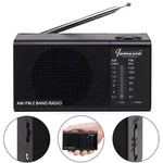 *open Box* Jameson Electronics Am/fm Portable Battery Operated Black Radio. Fixed Price $14.95.
