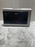 Vintage Rca 2 Band Clock Radio Silver Black Tested Works. Fixed Price $17.99.