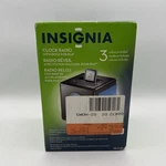 New Insignia Clock Radio With Dock For Ipod 3 Colors Swappable Included NS-CLO1. Fixed Price $24.99.