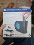 Timex T402 Dual Charging Alarm Clock W/ Removable Rechargable Usb Battery Pack. Fixed Price $17.24.