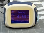 Chumby Original Hacking Tech CHY-A01-A Blue+white Leather W. Adapter Tested. Fixed Price $99.99.