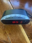 Timex T121-B-A Black/silver Digital Alarm Clock W/red Display. Fixed Price $10.00.