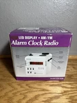 Tozai Alarm Clock Radio Am/fm ATC-628 Led Display White New In Box. Fixed Price $19.99.