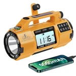 Emergency Weather Radio Noaa Alert 5000MAH Battery Solar Hand Crank - Hurricane. Fixed Price $57.44.
