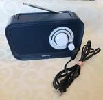 Crosley CR3041A-NV With Am/fm Radio And Built-in Bluetooth Forte Navy. Fixed Price $34.00.