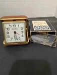 Vintage Seth Thomas Pop Up Travel Alarm Clock Made Taiwan Nos. Fixed Price $16.95.
