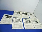 Sams Photofact Schematic Radio,lot 7,SEE Description For All. Fixed Price $9.50.