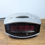 Durabrand Am/fm Alarm Clock Radio Model CR-502 W/ Red Display, Issues*. Fixed Price $14.99.