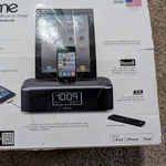 Ihome Black Digital Clock Radio Alarm Am/fm Usb Charging Aux W/ Remote. Fixed Price $32.99.