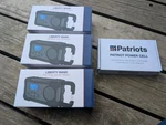 Lot Of 3: New 4PATRIOTS Liberty Band Tactical Solar Radio Plus 1 Power Cell. Fixed Price $85.00.