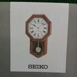 Seiko Schoolhouse Pendulum Wall Clock - Dark Brown (QXH110BLH) . Open Box,. Fixed Price $150.00.
