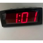 Westclox 49824 Large Display Dimmable Alarm Clock Radio Black Used. Fixed Price $21.99.