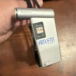 Sony MDR-R9 Am/fm Stereo Headphone Radio, Wired, Jack, Silver/black. Fixed Price $25.00.