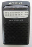 Optimus Hand Held Am/fm Stereo Mate Radio Vintage 12-610A Tested. Fixed Price $18.99.