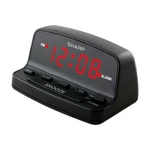 Sharp Digital Alarm Clock Loud Snooze Keyboard Controls Led Display Black. Fixed Price $9.89.