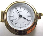 Victory "barigo" BA1327 Brass Quartz Clock "poseidon" 3-3/8" Dial 135-222. Fixed Price $229.99.