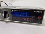 Video Sony Dream Machine ICF-EZ5 Vintage Clock Radio Tv Fm Silver Mint. Fixed Price $145.00.