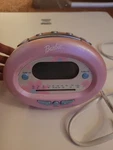 Wake With Me Barbie Dual Alarm Clock/ Radio Vintage Pink Flowers-mattel BE337 P3. Fixed Price $32.99.