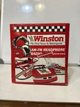 Vintage Nascar Winston Cup Motorsports Am/fm Radio Red Headphones Works. Fixed Price $26.88.