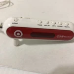 Coby Digital Pocket Fm Radio CX-61 (88MHZ-108MHZ) Target Red/white Headphones. Fixed Price $14.36.