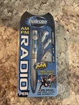 Quasar Radio Pen Am Fm Stereo Earbuds Silver Model QP-6 Factory Sealed. Fixed Price $18.78.