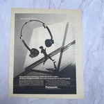 Panasonic RF-H5 Rhc Fm Stereo Headphone Radio 1984 V14-7. Fixed Price $13.50.