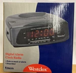 Westclox Digital Alarm Clock Radio -vintage -electric #80181 Sonatina. Fixed Price $16.00.