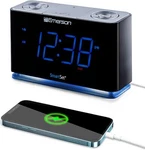Emerson Smartset Radio Alarm Clock, 1.4" Blue Led Digital Display, Usb Chargi.... Fixed Price $45.96.