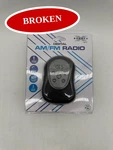 (broken) Gpx R300S Am/fm Armband Radio With Earbuds Black. Fixed Price $9.99.