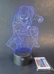 Avengers Ironman, Spiderman, Capt Led Night Light 3D 7 Color Touch Desk Lamp. Fixed Price $20.69.