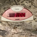 Sharp Alarm Clock Travel Pink Model SPC019 Excellent Condition! Portable. Fixed Price $12.95.