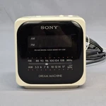Sony Dream Machine ICF-C120 Am/fm Clock Radio Tested & Working White Cube. Fixed Price $24.99.