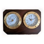 Vintage German Barigo Ship Brass Maritime Desk Quartz Clock And Barometer. Fixed Price $39.99.