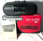 Vintage Panasonic RC-X230 Stereo Clock Radio Alarm Box -free Ship. Fixed Price $67.50.