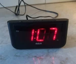 Rca Digital Alarm Clock Model RCD30-A Used Working Fast Shipping Read Black/red. Fixed Price $17.99.