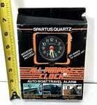 Nos Vintage Spartus All Purpose Alarm Clock Sealed. Fixed Price $37.99.