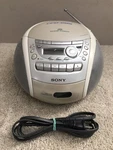 Sony CFD-E90 Boombox Cd Radio Cassette-corder Portable White Read Description. Fixed Price $69.95.