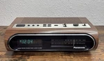 Vtg Panasonic RC6410 Plastic Brown Wood Grain Clock Radio 2 Alarms Working. Fixed Price $80.00.