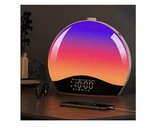 Wake Up Sunrise Clock With Fm Radio Snooze Dual Alarms Night Light 7 Led. Fixed Price $30.00.